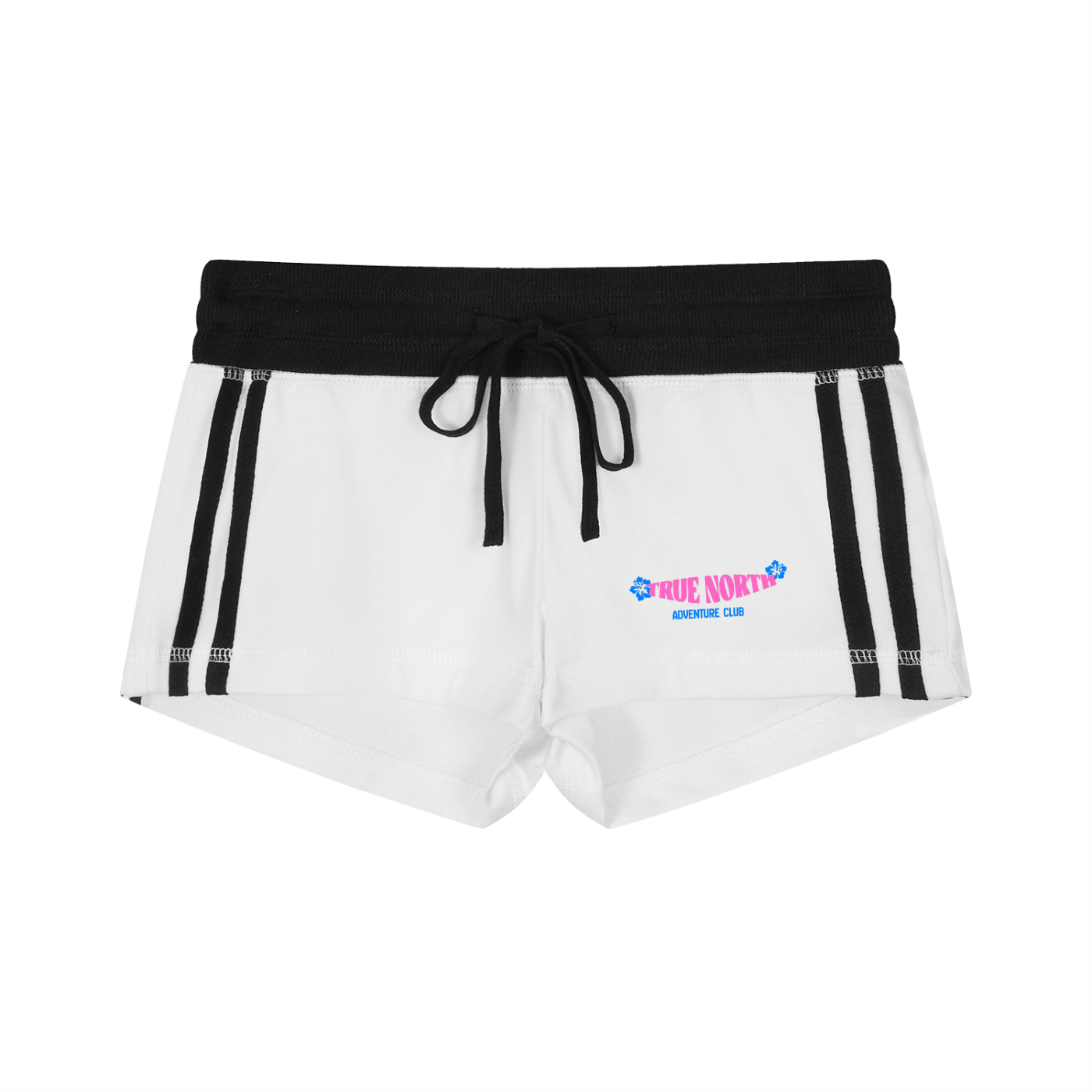 Women's Contrast Stripe Track Shorts