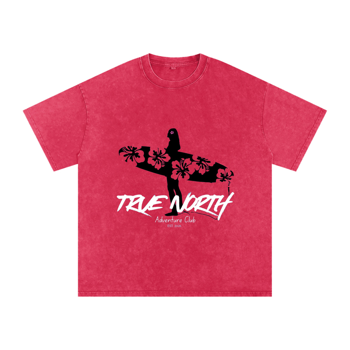 Oversized Cotton SURF Tee