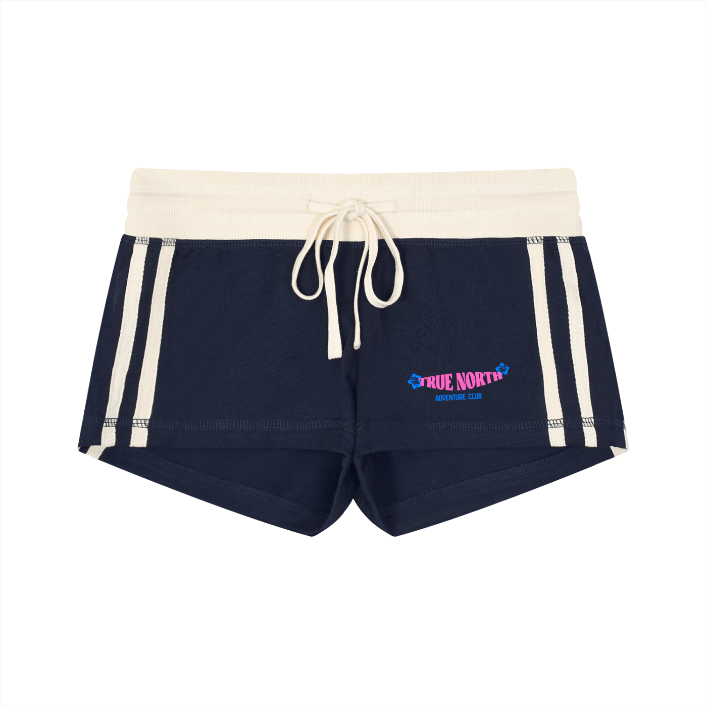 Women's Contrast Stripe Track Shorts